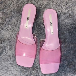 Pink Zara Heels